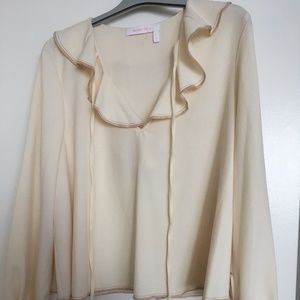 See by Chloe, Lovely Ruffle Cream Blouse ❤️!